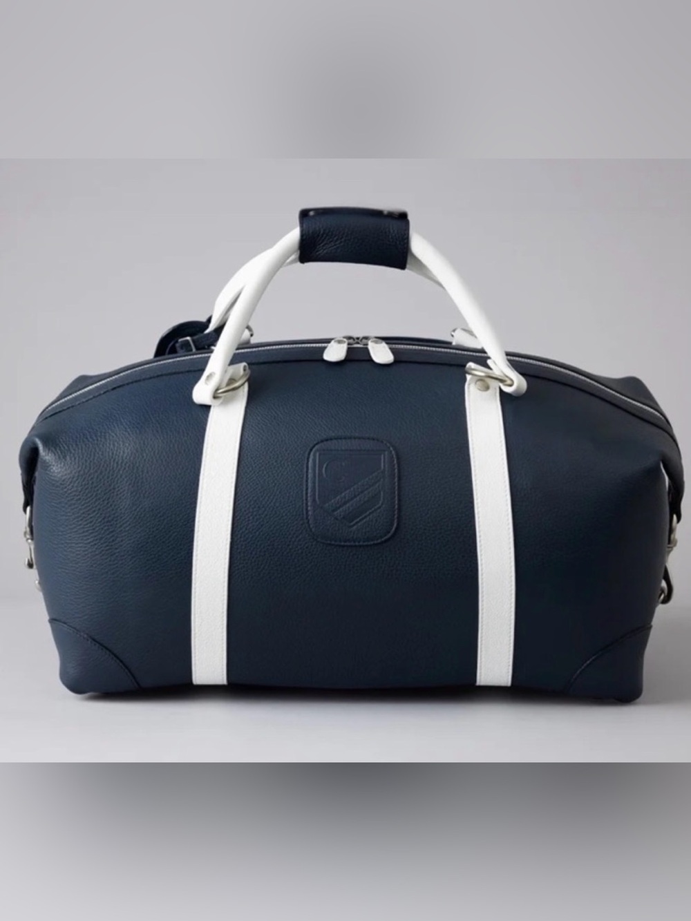 RARE Like new Crewe x Ghurka banker duffle weekender leather Bag